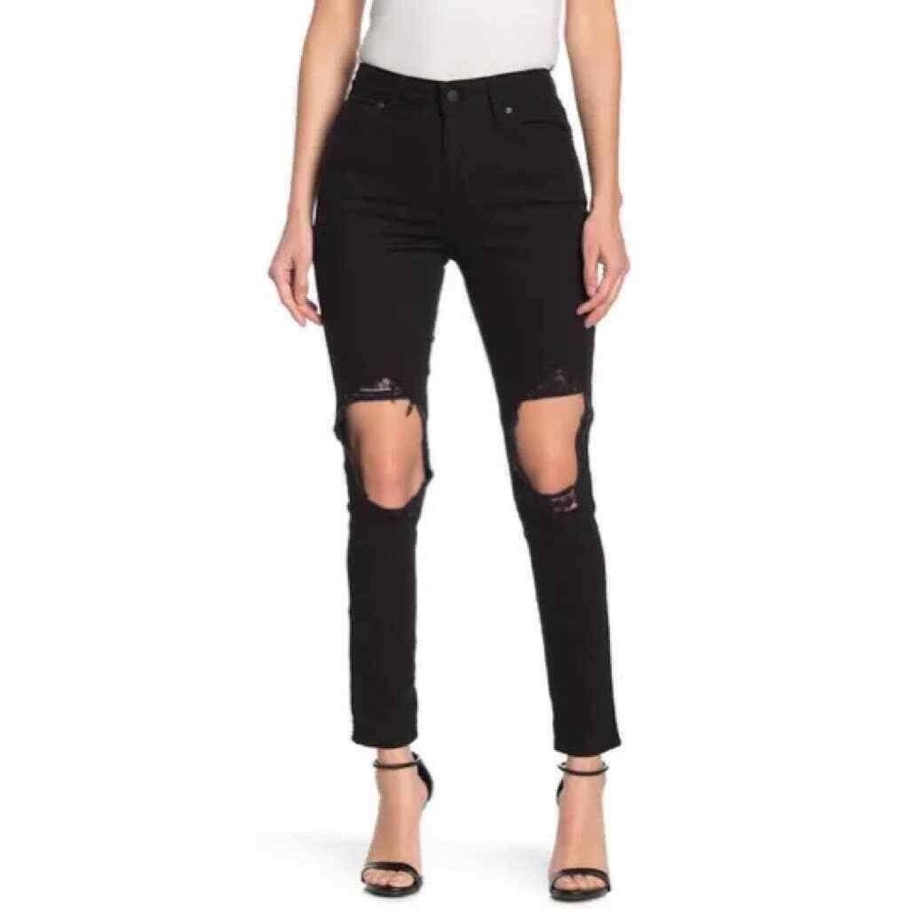 NWT Levi's Women's 721 High Rise Skinny Jeans, No Hard Feelings Black Size 6 28W